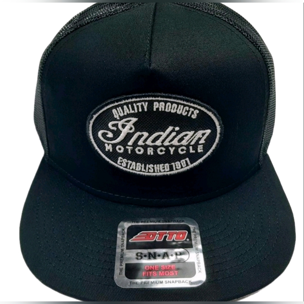 Indian Motorcycle Retro Vintage Style Patch Trucker Hat Cap Club Pride Quality E